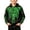 1-Green2205, variant on Byoo Infant Boy's Halloween Glow‑Skeleton Zip‑Up Hoodie Jacket Long Sleeve Hooded Sweatshirt Pullover Top