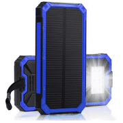 Waterproof 500000mAh 2 USB Portable Solar Battery Charger Solar Power Bank