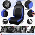 thumbnail image 2 of Fundas para asientos de coche CAR PASS Universal Sport de cuero, juego completo, 2 of 9