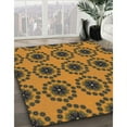 thumbnail image 2 of Ahgly Company Indoor Rectangle Patterned Yellow Novelty Area Rugs, Swatch Sample, 2 of 6