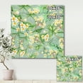 thumbnail image 4 of Designart ' Yellow Flowers and Tropical Foliage XIV ' Modern Canvas Wall Art Print, 4 of 4