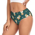 thumbnail image 2 of Balery Cute Shiba Ropa Interior de Algodón para Mujer con Dibujo – Braguitas Cómodas y Elásticas, Estilo Clásico-X-Large, 2 of 6