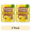 (2 pack) Country Time Lemonade Powdered Drink Mix, 1 Canister, for Flavorful Hydration and Shareable Refreshment, Naturally Flavored with Other Natural Flavor, No Artificial Sweeteners or Flavors, 19 oz