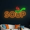 thumbnail image 5 of Handmadetneonsign Soup Neon Sign, Soup Led Sign, Soup Neon Light, Food Shop Led Light,Kitchen Diner, 5 of 5