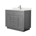 thumbnail image 7 of Wyndham Collection Wcg262642s-Qtz-Unsmxx Beckett Tk 42" Free Standing Single Basin Vanity, 7 of 7