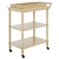 thumbnail image 6 of SAFAVIEH Haven 3-Tier Wood Kitchen Serving Cart, Natural, 6 of 16