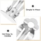 thumbnail image 3 of unbranded 20Ud Clips De Aretes Con Base Redonda Plata En Acero Inoxidable Para Uso En Manualidades, 3 of 8