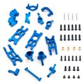 thumbnail image 1 of Piezas de actualización Piezas de mejora de aleación de aluminio Copa de dirección C Hub Carrier Asiento del eje trasero Brazo oscilante Amortiguador Juegos de placas Reemplazos para 1/18 HBX18859 188 Romacci Piezas de actualización, 1 of 7