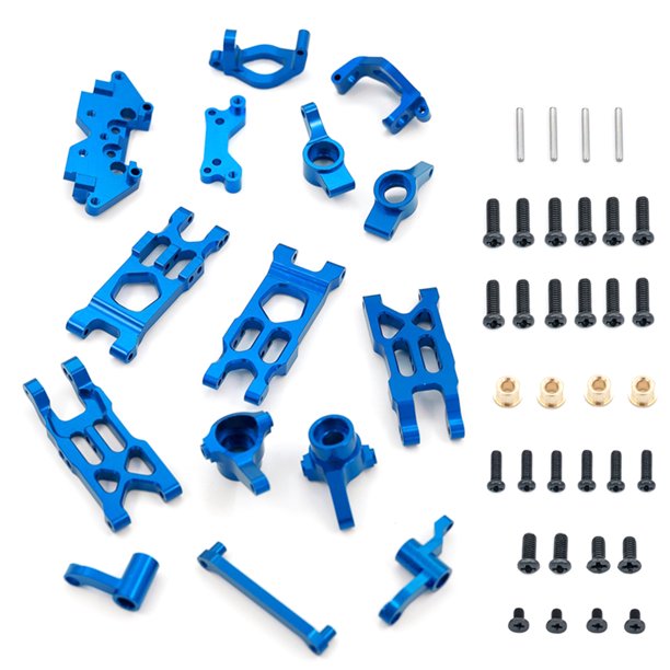 Actualizaciones, Piezas de mejora de aleación de aluminio Copa de dirección C Hub Carrier Asiento de Abody Azul