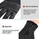 thumbnail image 5 of Guantes de invierno cálidos para correr, senderismo, pesca, a prueba de viento, aleta antideslizante, 5 of 5