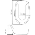 thumbnail image 4 of Bañera inflable para bebé, bañera para bebé, bañera inflable con bomba de aire y gorro de ducha para bebé, recién nacido, niño, niño y niña, 4 of 5