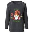 thumbnail image 4 of EGNMCR Noël Sweatshirt Mode Women Imprimé Manches Longues Confortable Respirant Col Rond Sweatshirt, 4 of 5