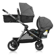 Evenflo Pivot Xpand Modular Travel System with LiteMax™ Infant Car Seat, Sabino Grey
