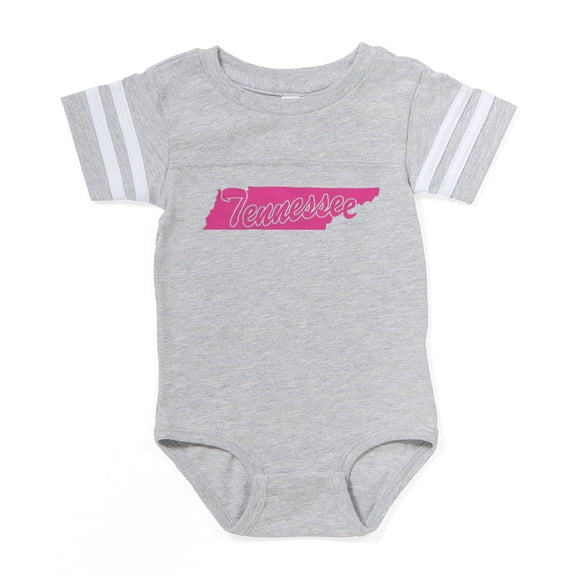 CafePress - Tennessee - Cute Infant Baby Football Bodysuit
