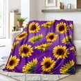 thumbnail image 2 of Sunflower Blanket-302-80 x60, 2 of 5