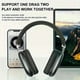 thumbnail image 5 of Active noise canceling headphones wireless headset, rich bass, clear calls, suitable for office, travel, games, outings, sports headphones, compatible, 5 of 5