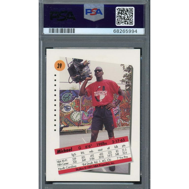 [お盆セール] 1991 Skybox マイケル ジョーダン PSA-10 1991-92 Skybox Michael Jordan Skybox Salutes #572 PSA 10 Gem