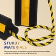 thumbnail image 2 of MOVTOTOP Heavy Duty Rubber Wheel Chocks for Car Use Multi Color Shock Absorption Excellent 70 Characters, 2 of 7