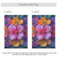 thumbnail image 4 of Yayeee Garden Flag 12" x 18" Double Sided Outdoor Yard Lawn Holiday Decorations, Large Purple Flowers, 4 of 6