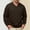 Brown, variant on Men's V Neck Sweatshirt Fall Winter Casual Long Sleeve Casual Relaxed Fit Classic Sweat Shirts Soft Comfy Basic Pullover Shirt Black XL