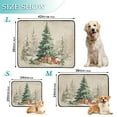 thumbnail image 3 of Qxltty Vintage Christmas Trees Cat litter Pads Pet Set of 2 Diaper Mats Center Anti-leakage Layer Absorbent Soft and Comfortable, 3 of 7