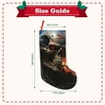 thumbnail image 3 of Picia Cyberpunk Skull American Flag for 18in Christmas Stockings, Xmas Stocking for Kids, Holiday and Family Stocking for Fireplace or Party Decoration, 3 of 7