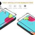 thumbnail image 5 of Bemz Full Coverage Tempered Glass Screen Protector Shield (Finger Print Sensor Compatible) for Samsung Galaxy A53 5G - Black Edge Clear, 5 of 5