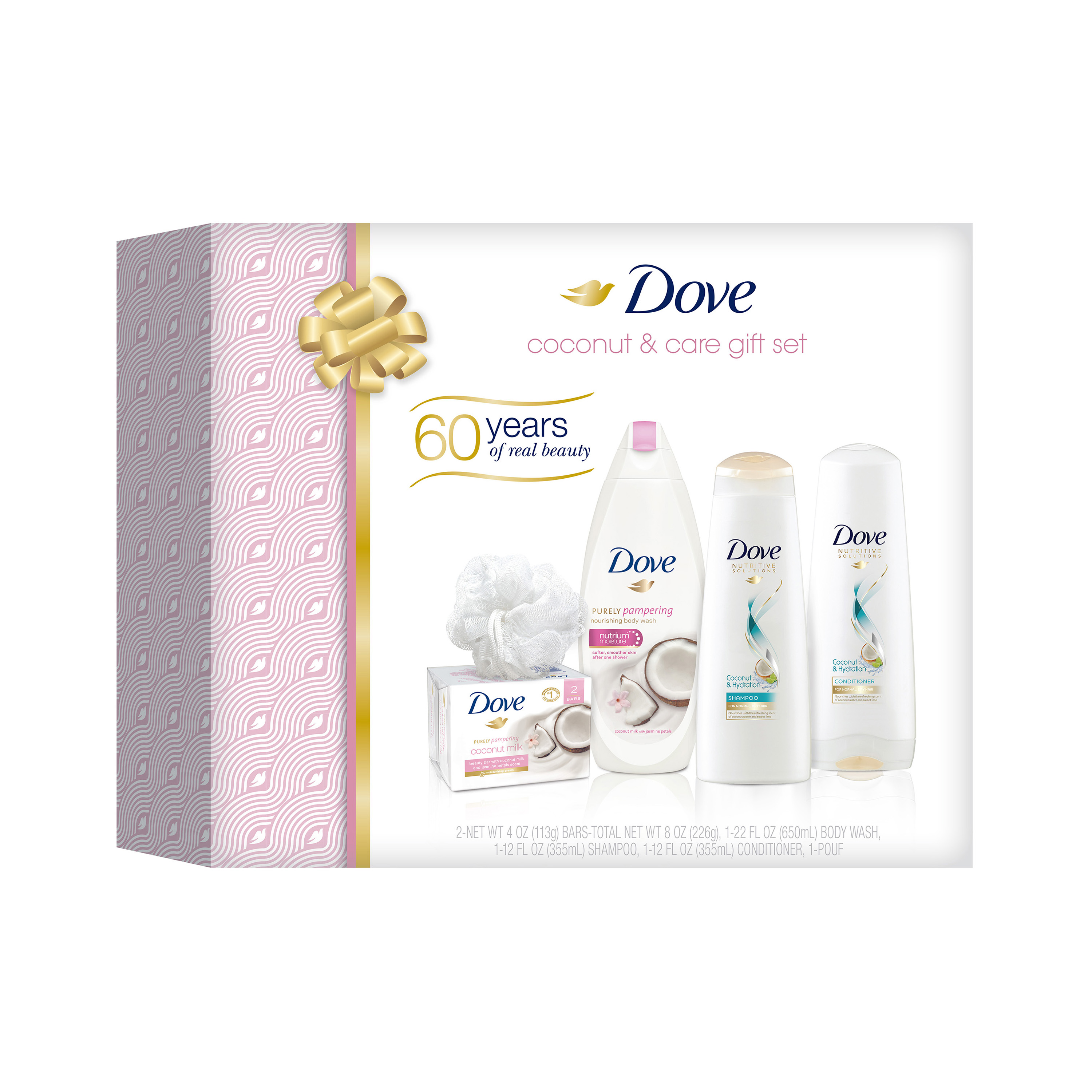 Dove Coconut & Care Holiday Gift Set, 54 oz BrickSeek