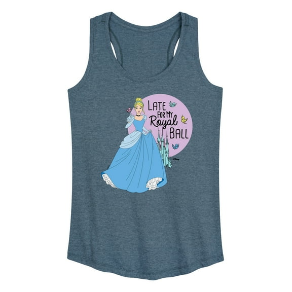 Disney Princess - Late For My Ball - Women's Racerback Tank Top