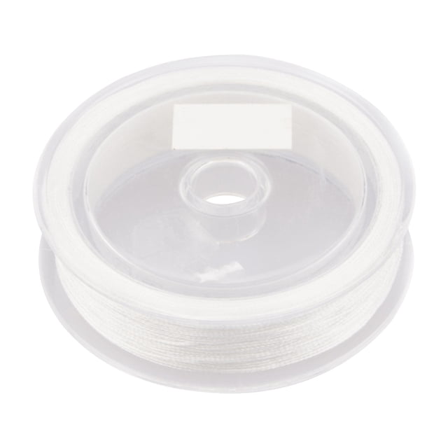 Ndcxsfigh 50m 20/30LB Fly Lines Backing 8 Aparejos Pesca Trenzados Sin Encerar (Blanco 20LB)