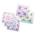 thumbnail image 3 of Womens Handkerchiefs Gift Soft Cotton 12"x12" Colorful Square Pocket Hankies 6pcs, 3 of 8