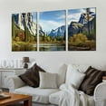 thumbnail image 2 of Nawypu Yosemite National Park Wall Art Mountain Wall Decor for Living Room Nature Forest Landscape Canvas Prints Valley Lake Scenery Pictures Half Dome Paintings Modern Artwork Home Decoration, 2 of 4