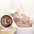 thumbnail image 4 of Space Heater for Indoor Use, 1500W Fast Heating, Electric & Portable Ceramic Heaters with Thermostat, 5 Modes, 24Hrs Timer, 80°Oscillating Room Heater with Remote, Safe for Office Bedroom Use, 4 of 8