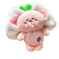 thumbnail image 4 of Plush Key Chain Cute Animal Fruit Zipper Closure Plush Keychain Toy for Handbag Car Type 3, 4 of 4