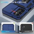 thumbnail image 3 of for Galaxy A14 5G Phone Case,Slide Camera Cover HD Screen ProtectorMilitary Grade Shockproof Ring Holder Kickstand Protective for Samsung Galaxy A14 5G Case, Classic Blue, 3 of 12