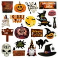 thumbnail image 3 of Abaodam 20PCS Halloween Photo Booth Props Sign Kit Halloween Selfie Props Party Decoration, 3 of 7