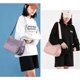 thumbnail image 2 of Bolso bandolera para mujer, moderno, multibolsillos, de nailon, de gran capacidad, impermeable, con asa superior, 2 of 7