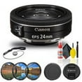 thumbnail image 2 of Canon EF-S 24mm F/2.8 STM Lens (9522B002) + Filter Kit + Cap Keeper + More(International Model), 2 of 6