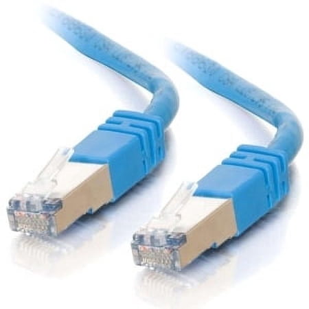 UPC: 0757120287018 | 75FT CAT5E BLUE MOLDED SHIELDED PATCH CABLE