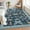 Blue, variant on 2x6 Mushroom Runner Rug Brown Insect Floral Print Kitchen Rugs Non Slip Washable Hallway Long Bedroom Carpet Low Pile Soft Carpet Runners for Bathroom Entryway Laundry, Brown
