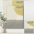 thumbnail image 2 of Designart - Minimal Geometric Compostions Of Elementary Forms XXXIV - Modern Canvas Wall Art Print, 2 of 2