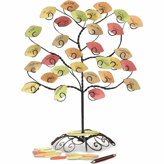 Fashion My Thankful Tree With Blank Leaves Tabletop Decor (15 X 21) Made In China -Jewelry By Sweet Pea