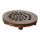 thumbnail image 4 of Soporte de madera para plantas con ruedas, bandeja para macetas con ruedas, carrito para macetas 30 cm Estilo C, 4 of 8