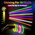 thumbnail image 4 of 100 PCS Glow Sticks Bulk Party Favors, 8" Glow in the Dark Party Supplies, Light Sticks for Party Favors Glow Necklaces and Bracelets for Kids or Adults, 4 of 4
