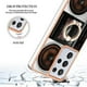 thumbnail image 4 of Funda para Samsung Galaxy S21 Ultra 5G con galvanoplastia de doble cara IMD y soporte para anillo (sonrisa), 4 of 5