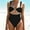 Black, variant on HOMBOM Swimsuits for Women One Piece Swimwear Wine Sports High Cut Adults Bathing Suit