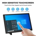 thumbnail image 3 of Hosyond 10.1" IPS LCD Capacitive Touchscreen Monitor HDMI Display 1280x800 for Raspberry Pi 5/4/3B+ Xbox PS4 Windows 7/8/10, 3 of 5