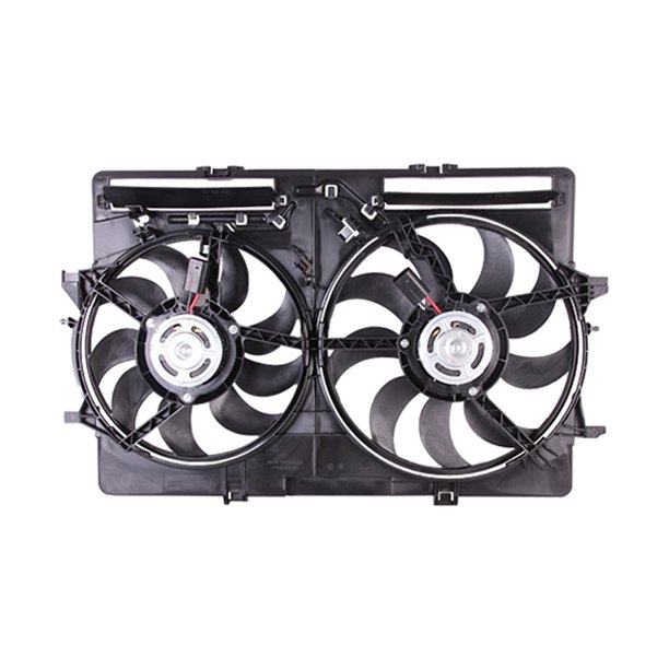 New Platinum Pro Dual Radiator and Condenser Fan Assembly, Fits 2009
