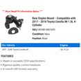 thumbnail image 2 of Rear Engine Mount - Compatible with 2017 - 2018 Toyota Corolla iM 1.8L 4-Cylinder, 2 of 2