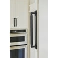 thumbnail image 2 of Amerock Medora 12 inch (305mm) Center-to-Center Rectangle Matte Black Appliance  Pull Backplate, 2 of 6